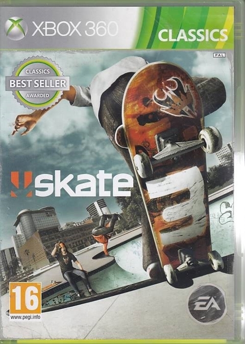 Skate 3 Classics - XBOX 360 (B Grade) (Genbrug)